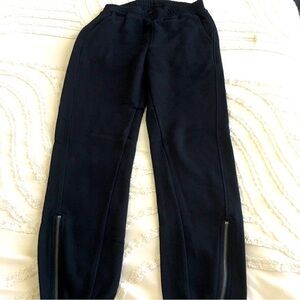 Philanthropy Small Black Jogger Pants with Zipper Detail